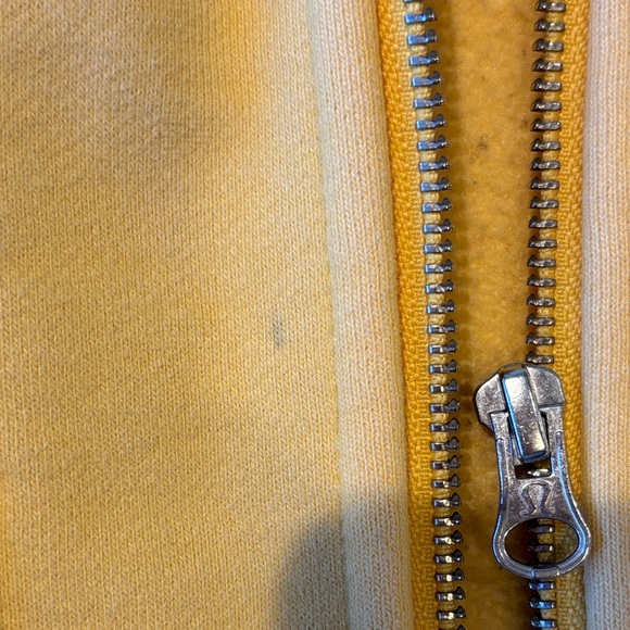 Lululemon Yellow Scuba Hoodie Jacket *flawed - Picture 4 of 7